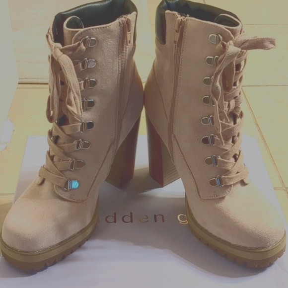 Pink NWB Madden Girl Train boots 7.5 - Picture 6 of 6